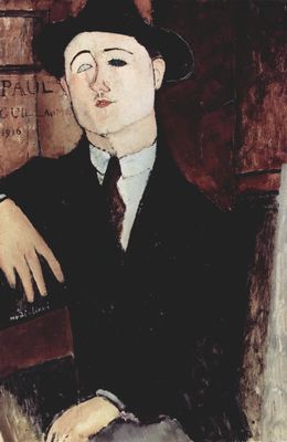 Amadeo Modigliani: Portrt des Paul Guillaume