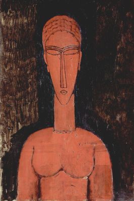 Amadeo Modigliani: Rote Bste