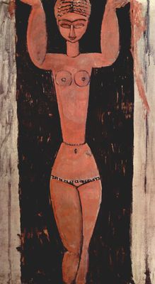 Amadeo Modigliani: Stehend Karyatide