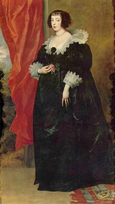 Anthonis van Dyck: Portrt der Margarete von Lothringen