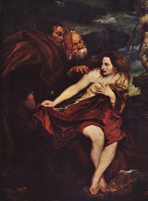 Anthonis van Dyck: Susanna im Bade