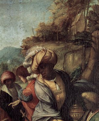 Correggio: Anbetung der Heiligen Drei Knige, Detail