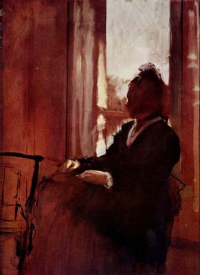 Edgar Germain Hilaire Degas: Frau am Fenster
