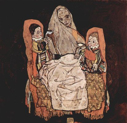 Egon Schiele: Mutter mit zwei Kindern (Die Mutter)