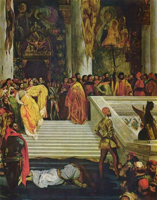 Eugne Ferdinand Victor Delacroix: Hinrichtung des Dogen Marino Faliero