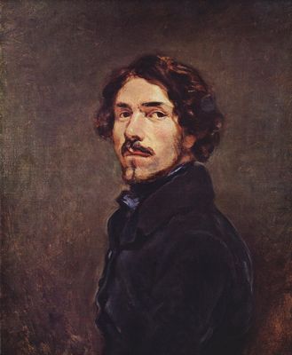Eugne Ferdinand Victor Delacroix: Selbstportrt