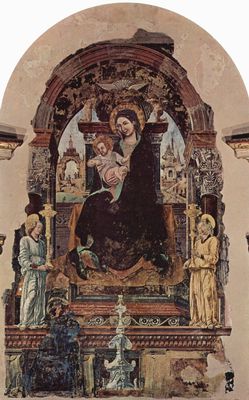 Francesco del Cossa: Madonna, Fragment