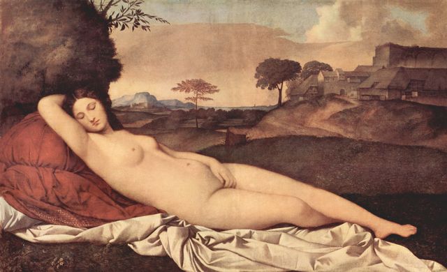 Giorgione: Schlummernde Venus