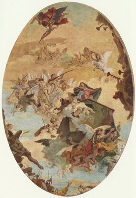 Giovanni Battista Tiepolo: berfhrung des Heiligen Hauses von Nazareth nach Loreto