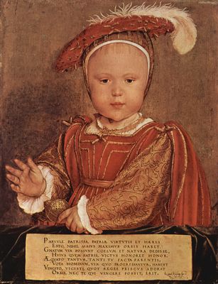 Hans Holbein d. J.: Portrt des Eduard VI. als Kind