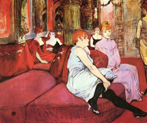 Henri de Toulouse-Lautrec: Der Salon in der Rue des Moulins