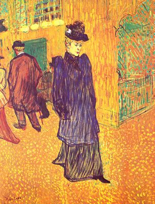 Henri de Toulouse-Lautrec: Jane Avril verlt das Moulin Rouge