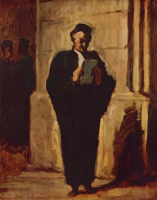 Honor Daumier: Lesender Advokat