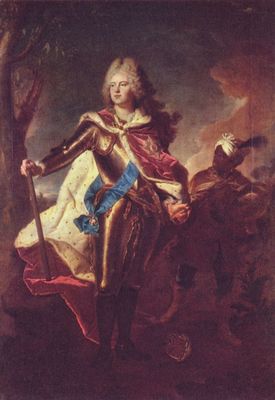 Hyacinthe Rigaud: Portrt Friedrich Augusts II., Kurfrst von Sachsen als Kurprinz