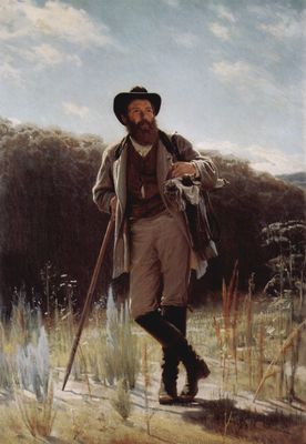 Iwan Nikolajewitsch Kramskoj: Portrt des Malers I. I. Schichkin