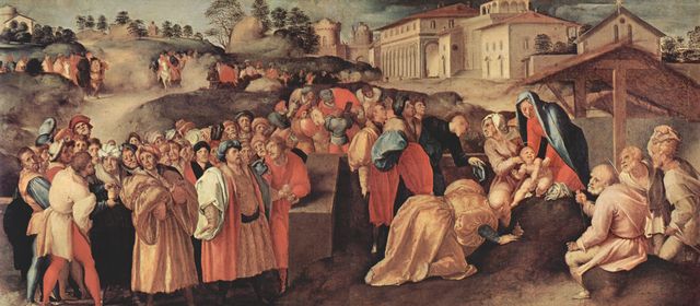Jacopo Pontormo: Anbetung der Heiligen Drei Knige