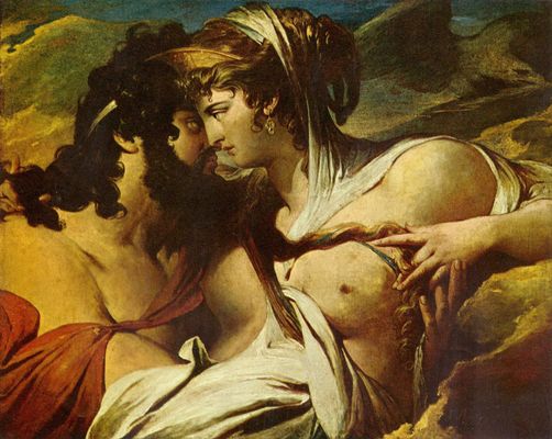 James Barry: Jupiter und Juno auf dem Berge Ida, Detail