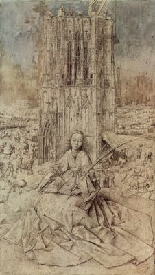 Jan van Eyck: Die Hl. Barbara