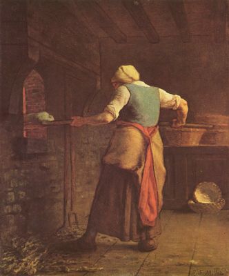 Jean-Franois Millet (II): Frau beim Brotbacken
