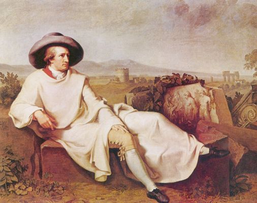 Johann Heinrich Wilhelm Tischbein: Portrt Goethes in der Campagna