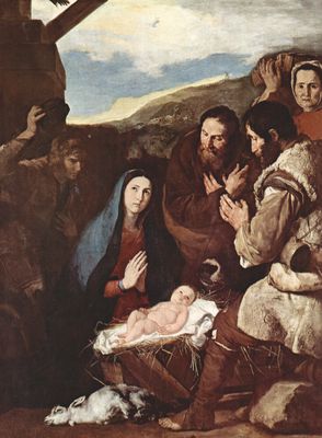 Jos de Ribera: Anbetung der Hirten