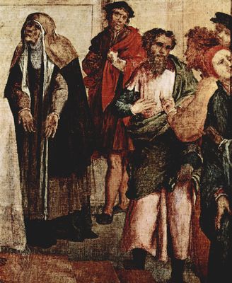 Lorenzo Lotto: Prsentation Christi im Tempel, Detail