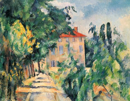 Paul Czanne: Haus mit rotem Dach