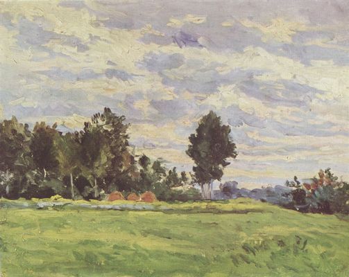 Paul Czanne: Landschaft in der Ile de France
