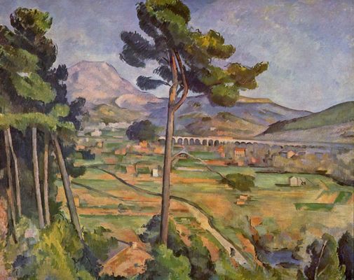 Paul Czanne: Landschaft mit Viadukt (Mont Sainte-Victoire)