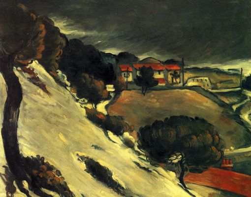 Paul Czanne: Schneeschmelze in L'Estaque