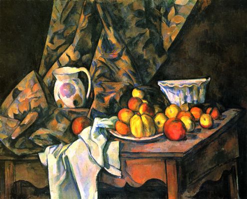 Paul Czanne: Stilleben mit pfeln und Pfirsichen