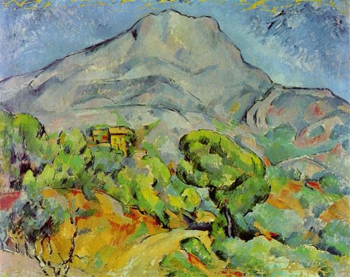 Paul Czanne: Strae an der Montagne Sainte-Victoire