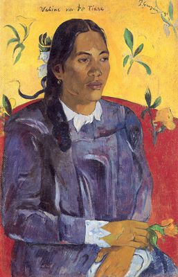 Paul Gauguin: Die Frau mit der Blume
