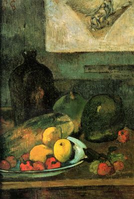 Paul Gauguin: Stilleben vor einem Stich Delacroix's