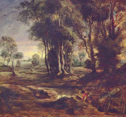 Peter Paul Rubens: Abendlandschaft