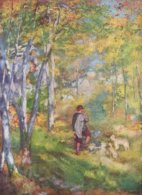 Pierre-Auguste Renoir: Junger Mann im Walde von Fontainebleau