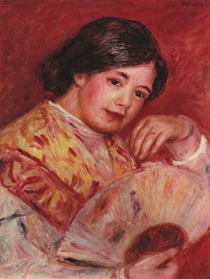 Pierre-Auguste Renoir: Junges Mdchen mit Fcher
