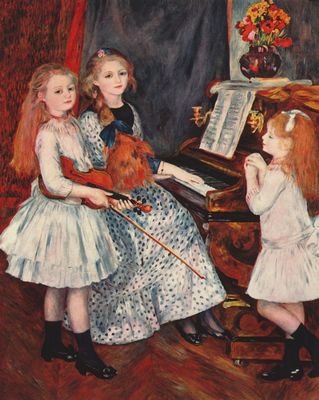 Pierre-Auguste Renoir: Portrt der Tchter von Catulle-Mends am Klavier