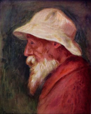 Pierre-Auguste Renoir: Selbstportrt mit weiem Hut