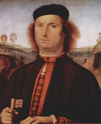 Pietro Perugino: Portrt des Francesco delle Opere