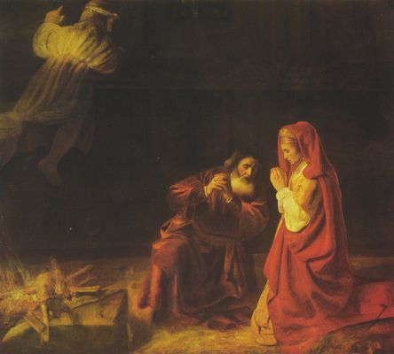 Rembrandt Harmensz. van Rijn: Das Opfer des Manoah