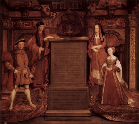 Remigius van Leemput: Heinrich VII., Elisabeth von York, Heinrich der VIII. und Jane Seymour