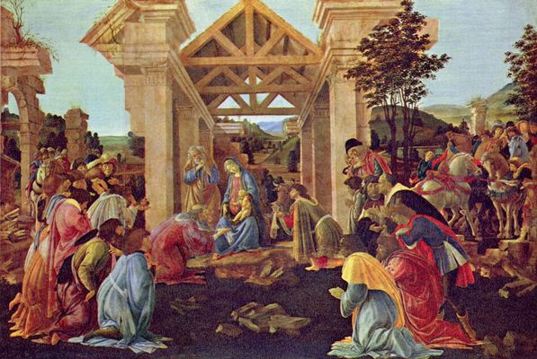 Sandro Botticelli: Anbetung der Knige (Washington)