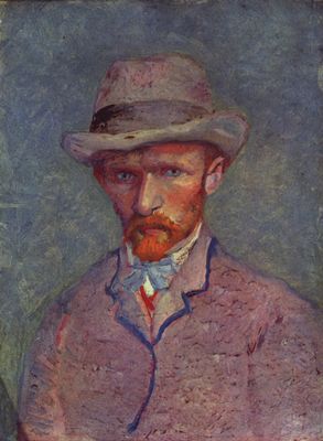 Vincent Willem van Gogh: Selbstportrt mit grauem Hut