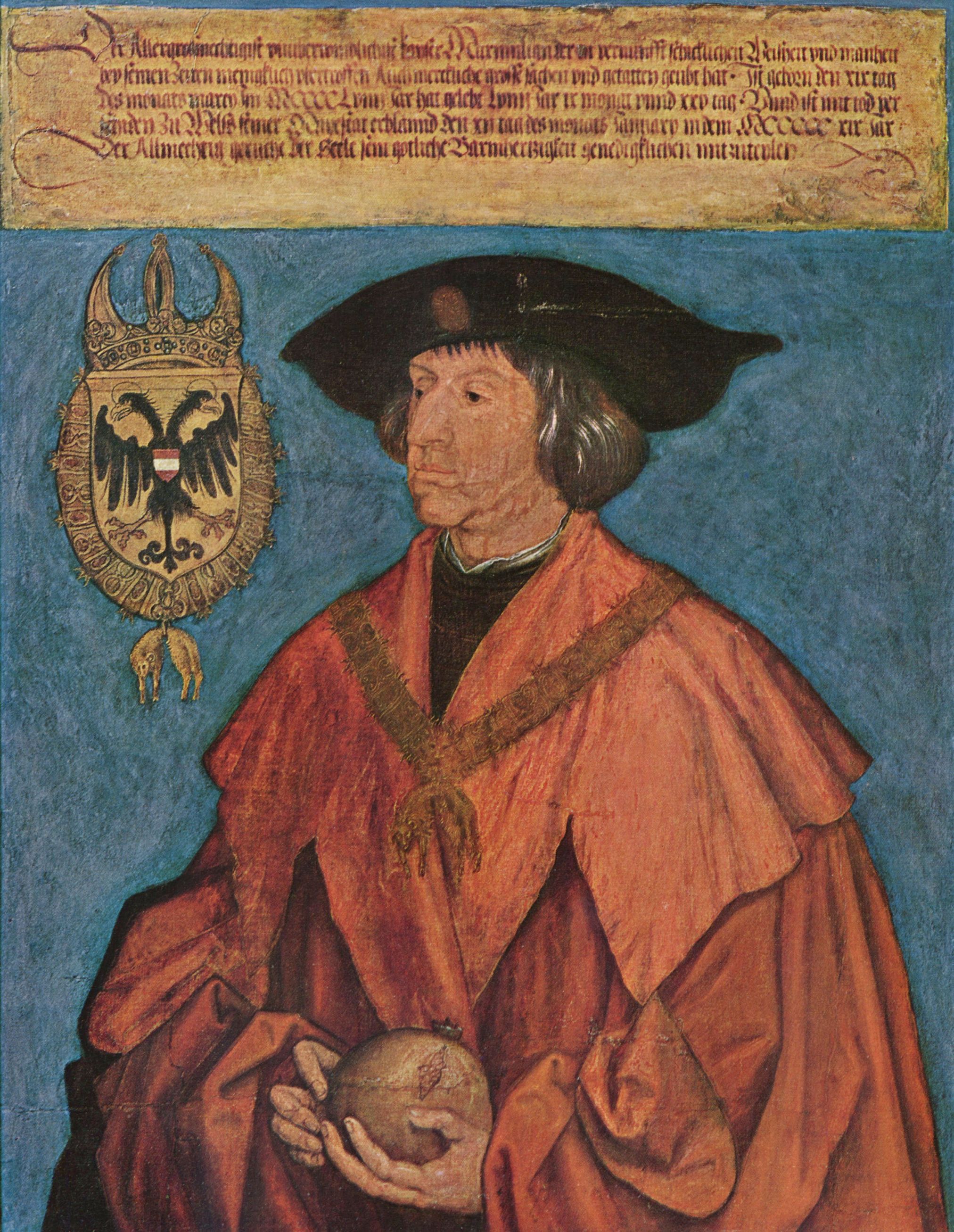 Großbild: Albrecht Dürer: Porträt des Kaisers Maximilian I.