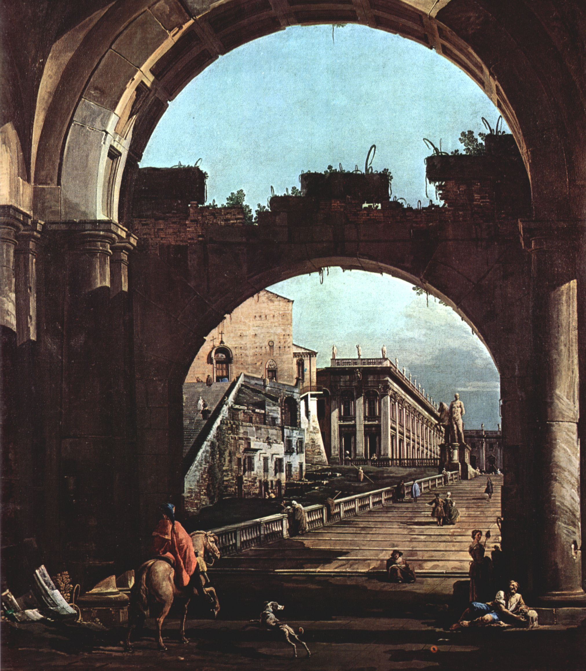 Canaletto (I): Capriccio Romano, Capitol
