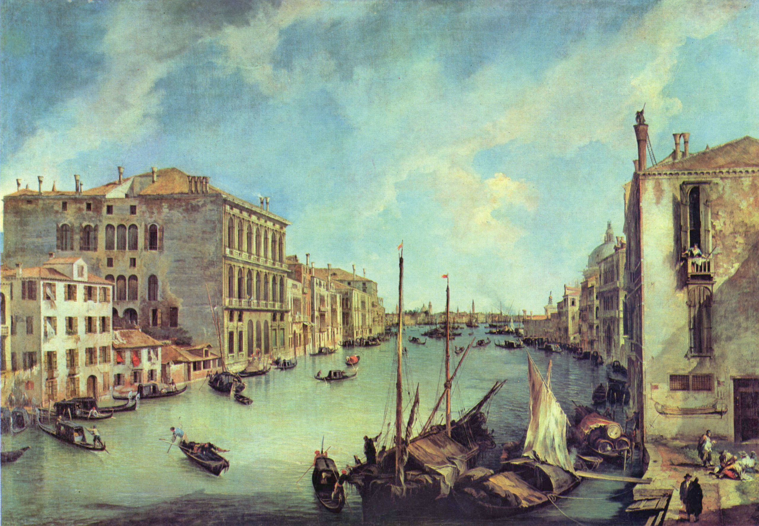 Canaletto (II): Il Canale Grande a San Vio