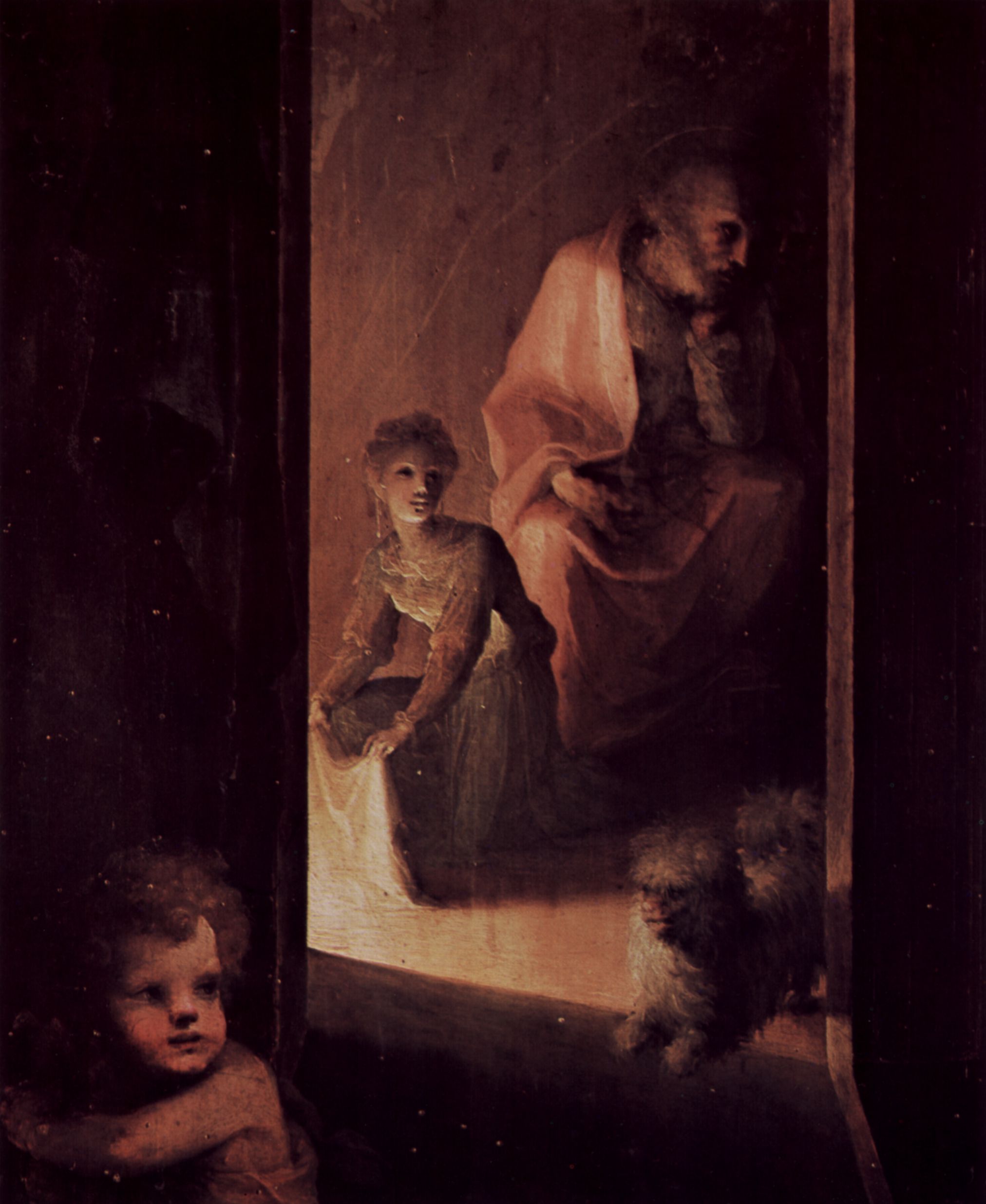 Domenico Beccafumi: Maria Geburt, Detail