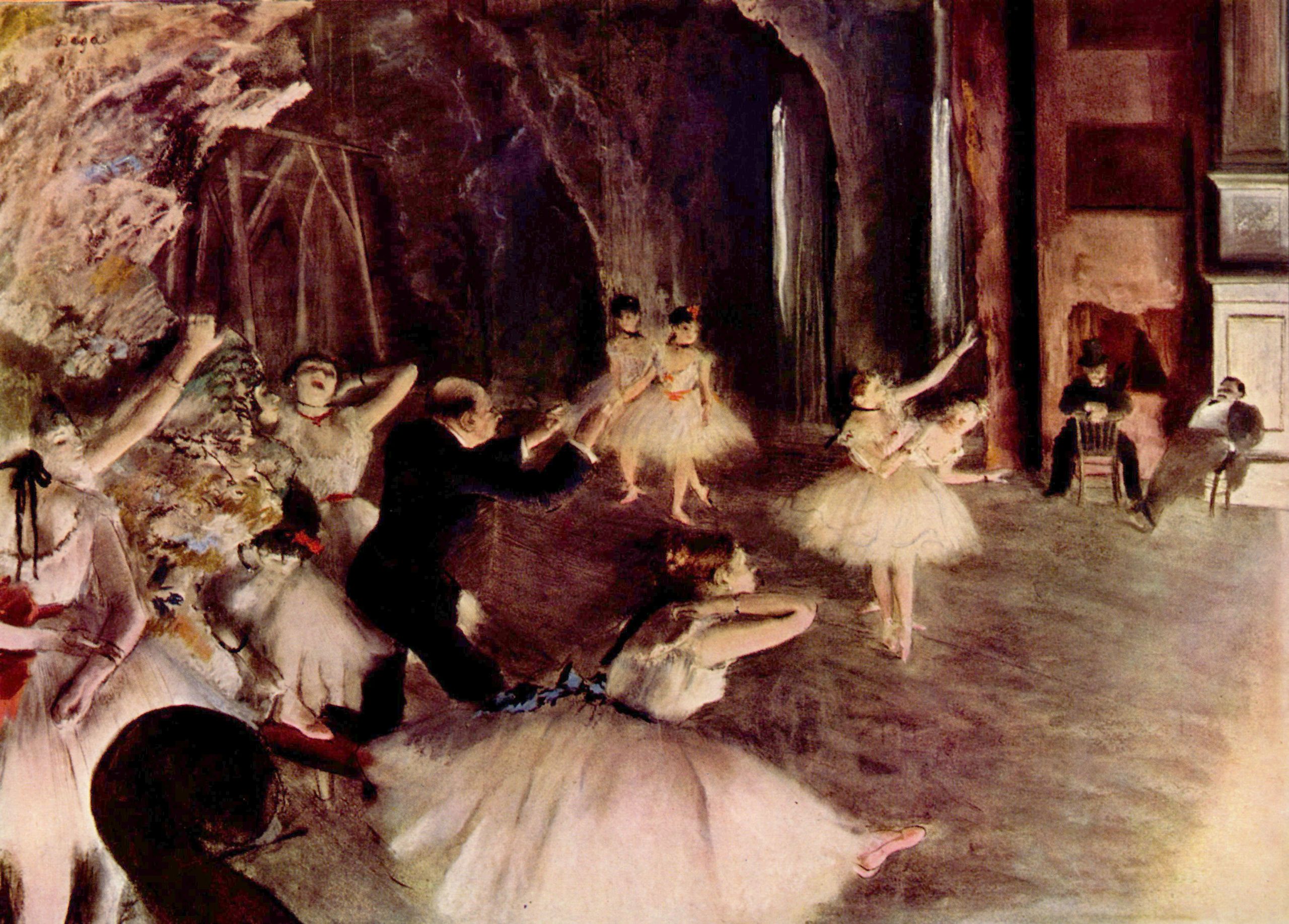 Edgar Germain Hilaire Degas: Bhnenprobe