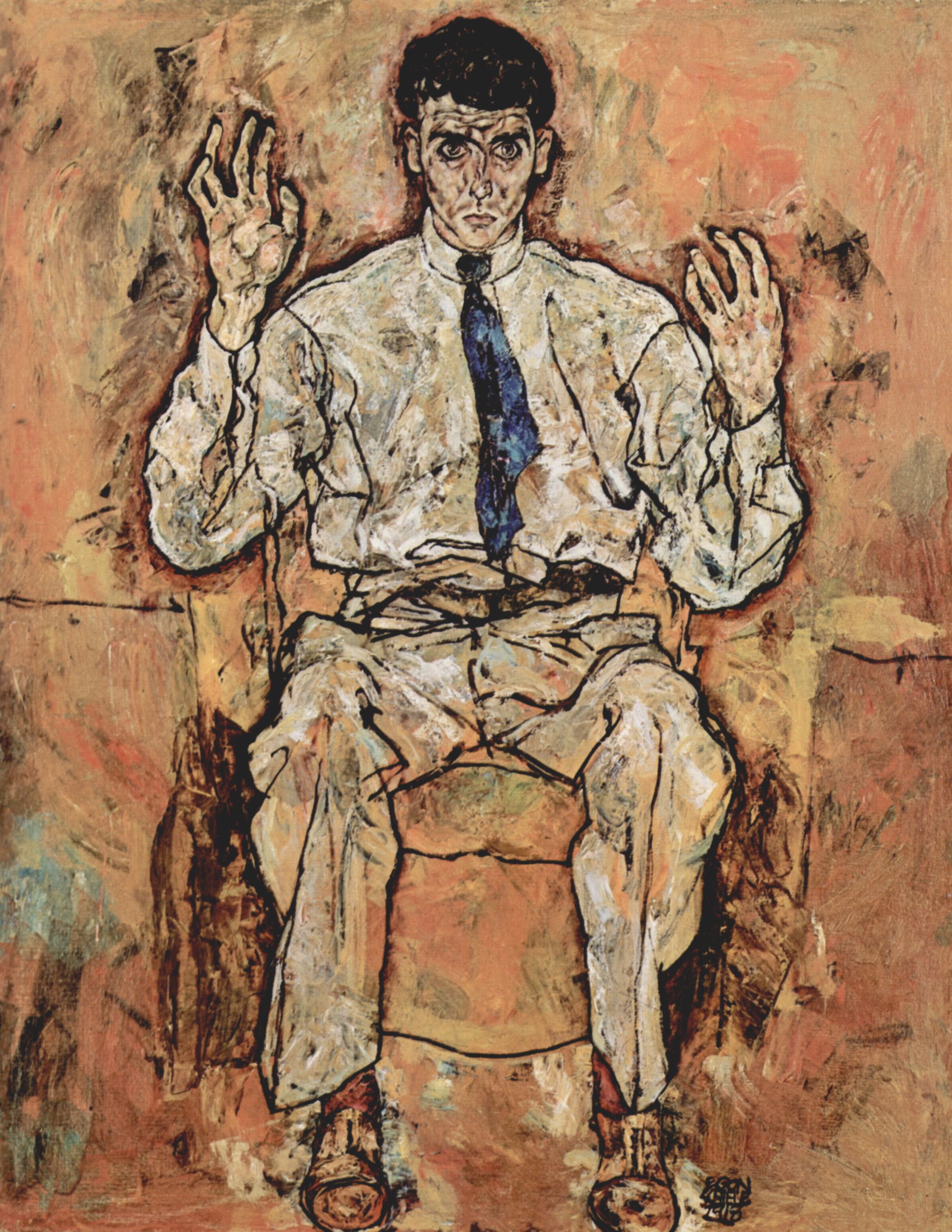 Egon Schiele: Portrt des Albert Paris von Gtersloh